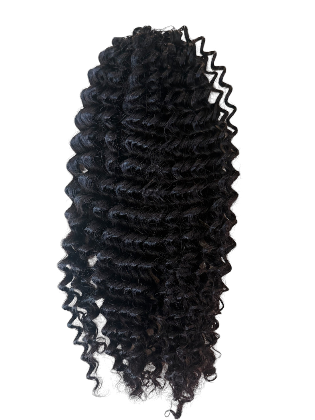 Kinky Curly Crochet Human Hair Extensions colour natural