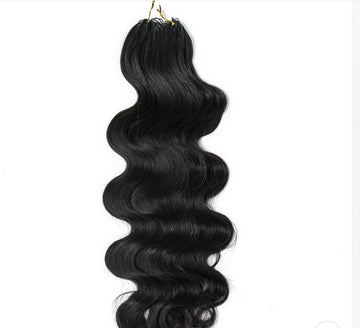 Body wave Crochet Human Hair Extensions colour #natural
