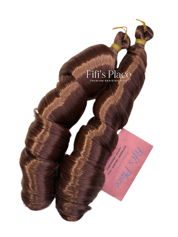 French curls Braiding Extension Color #33 – Fifi’s Place