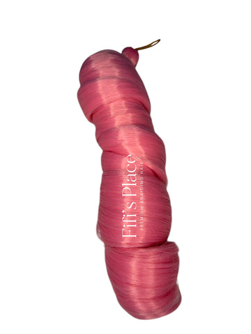 French curls Braiding Extension Color #bright pink