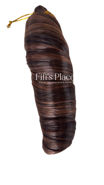 French curls Braiding Extension Color #4/30