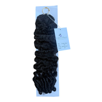 Burmese curl Crochet Human Hair Extensions colour #natural